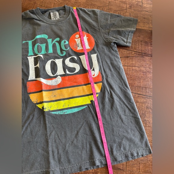 Take it Easy | Summer Graphic T Shirt  | M - Picture 5 of 7